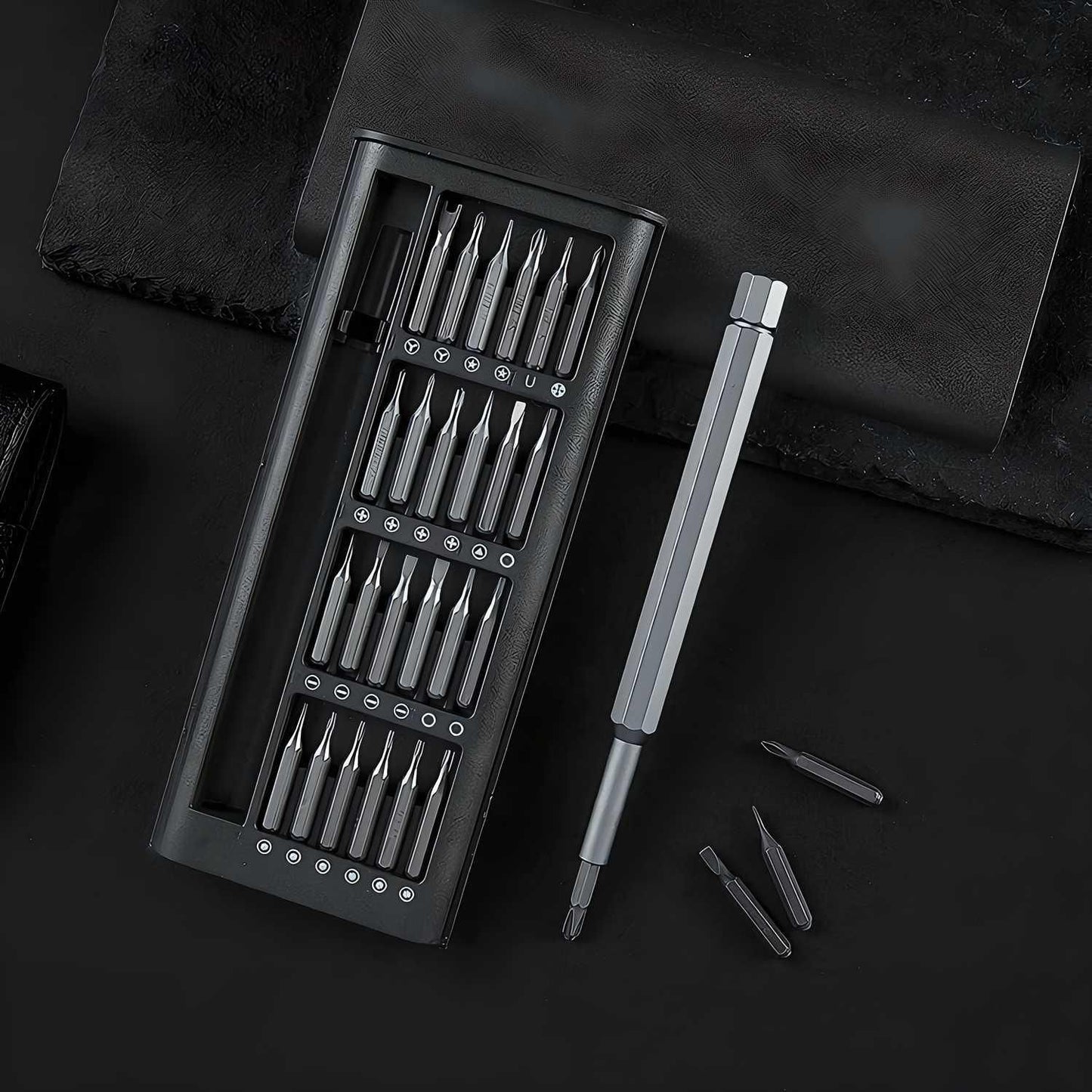 🔧 24-in-1 Precision Screwdriver Set (Magnetic Bit Kit)